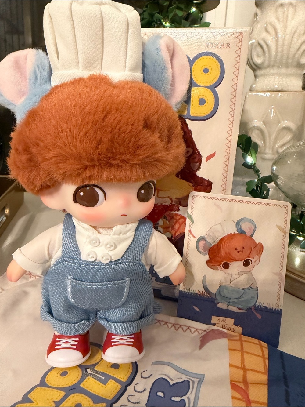 Pop Mart Dimoo World Pixar Remy Plush Pendant